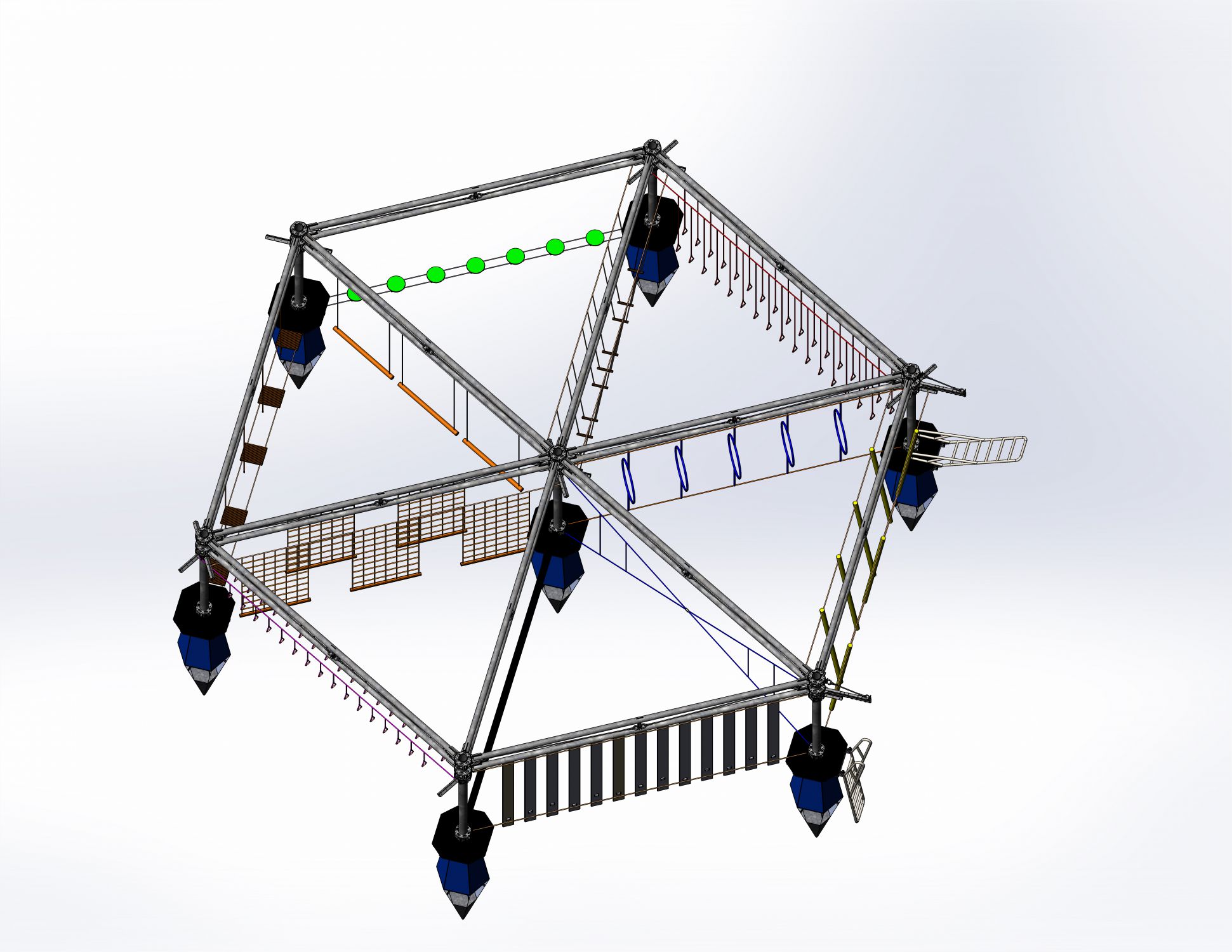 Floating High Rope Parks | A&P Equipment