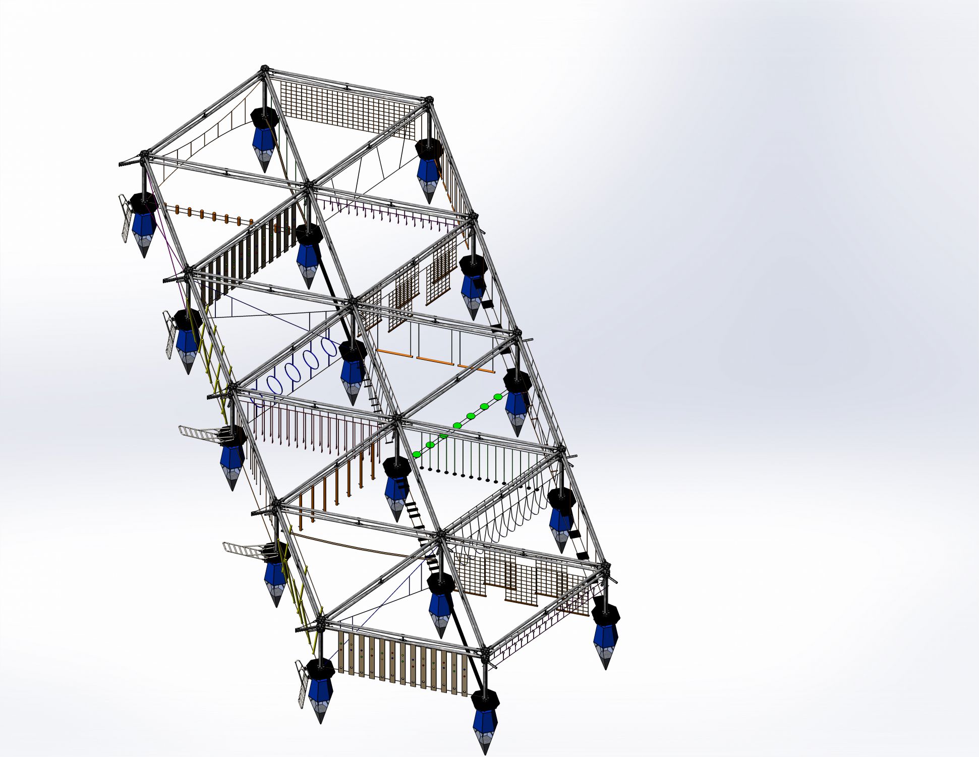 Floating High Rope Parks | A&P Equipment
